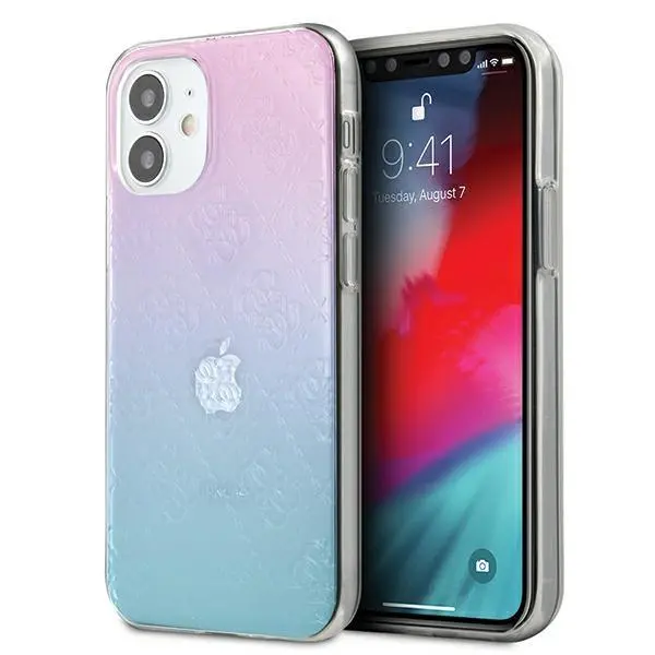 Etui Guess 4G 3D Pattern GUHCP12S3D4GGBP do iPhone 12 mini