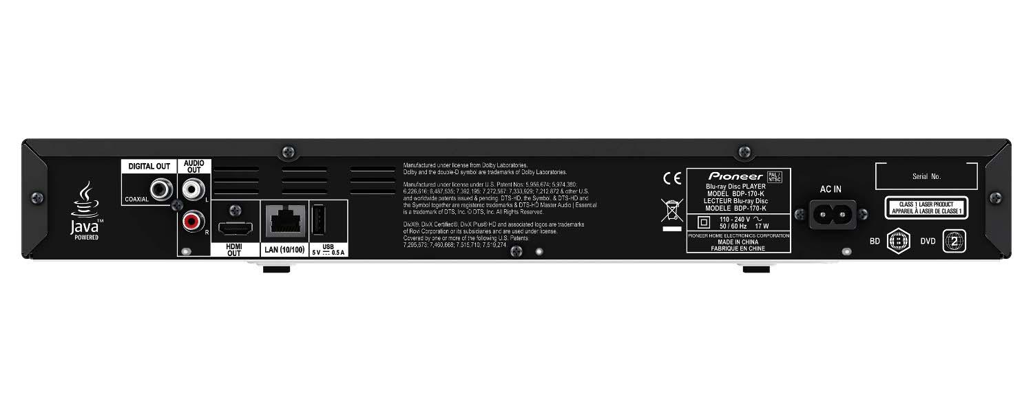 Pioneer BDP-170-S (srebrny), Odtwarzacz Blu-ray 3D - cena i opinie - OleOle!