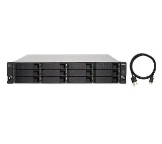 Dysk sieciowy QNAP TL-R1200C-RP Czarny