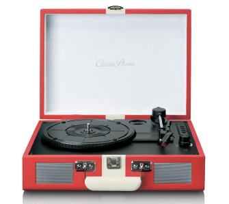 Gramofon Lenco TT-110RDWH (czerwono-biały)