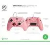 Pad PowerA Enhanced Pink do Xbox Series X/S, Xbox One, PC Przewodowy