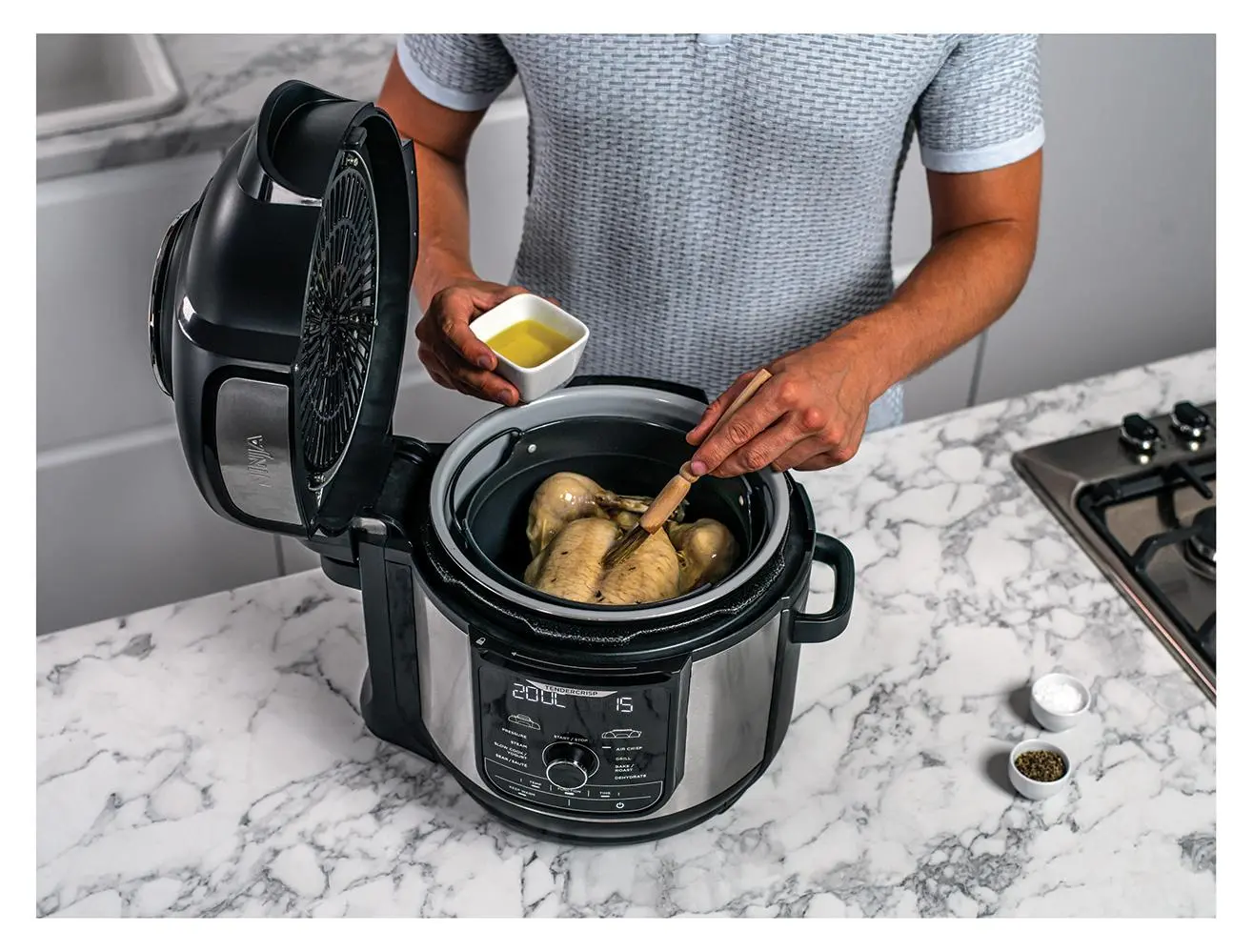 Multicooker Ninja OP500EU 9w1 z funkcją gotowania ciśnieniowego  1460W 7,5l