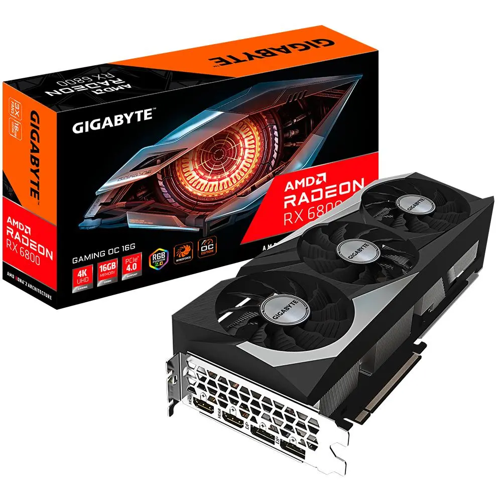 Karta graficzna Gigabyte Radeon RX 6800 GAMING OC 16GB GDDR6 256bit
