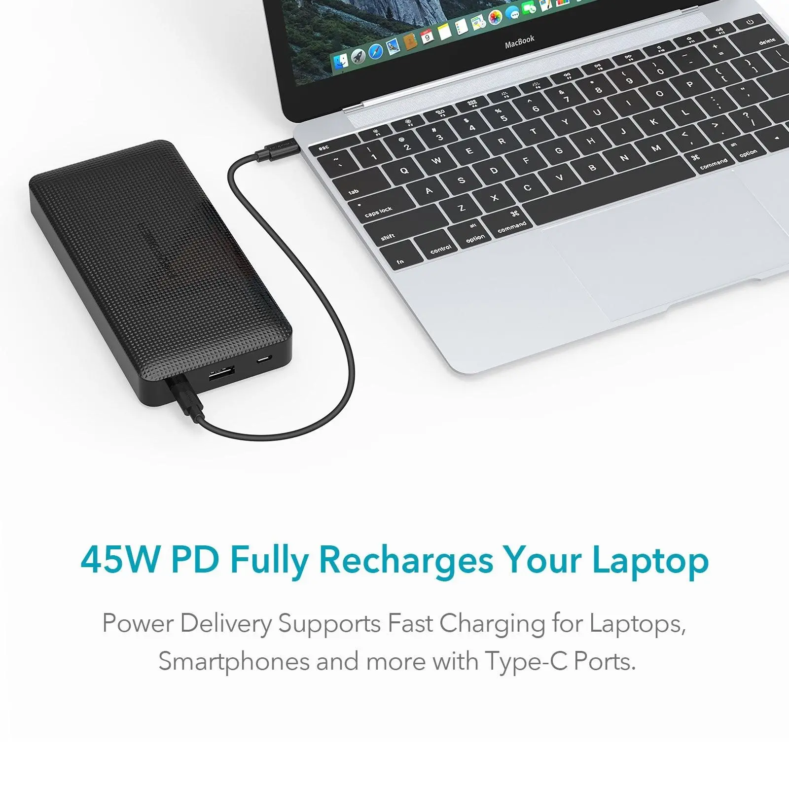 Powerbank RAVPower RP-PB095 20100mAh PD 45W Biały