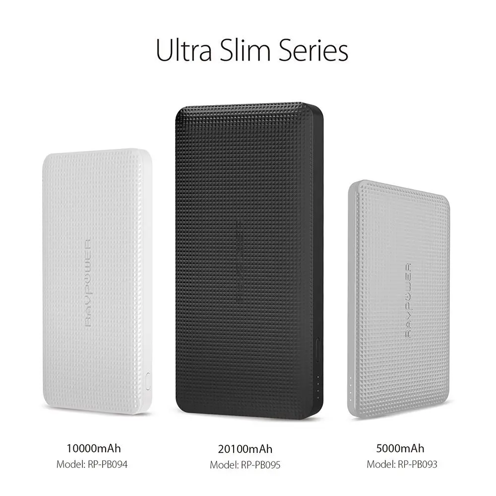 Powerbank RAVPower RP-PB095 20100mAh PD 45W Biały