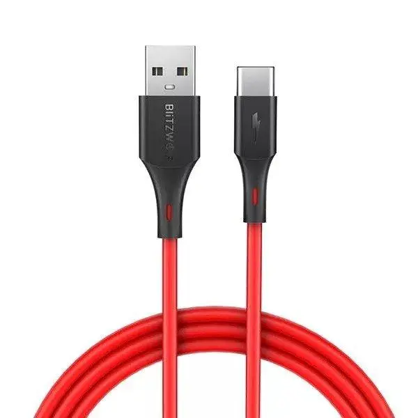 Kabel BlitzWolf USB-C BW-TC15 1,8m Czerwony