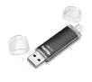 PenDrive Hama Laeta Twin 128GB  USB 3.0 / microUSB Czarny