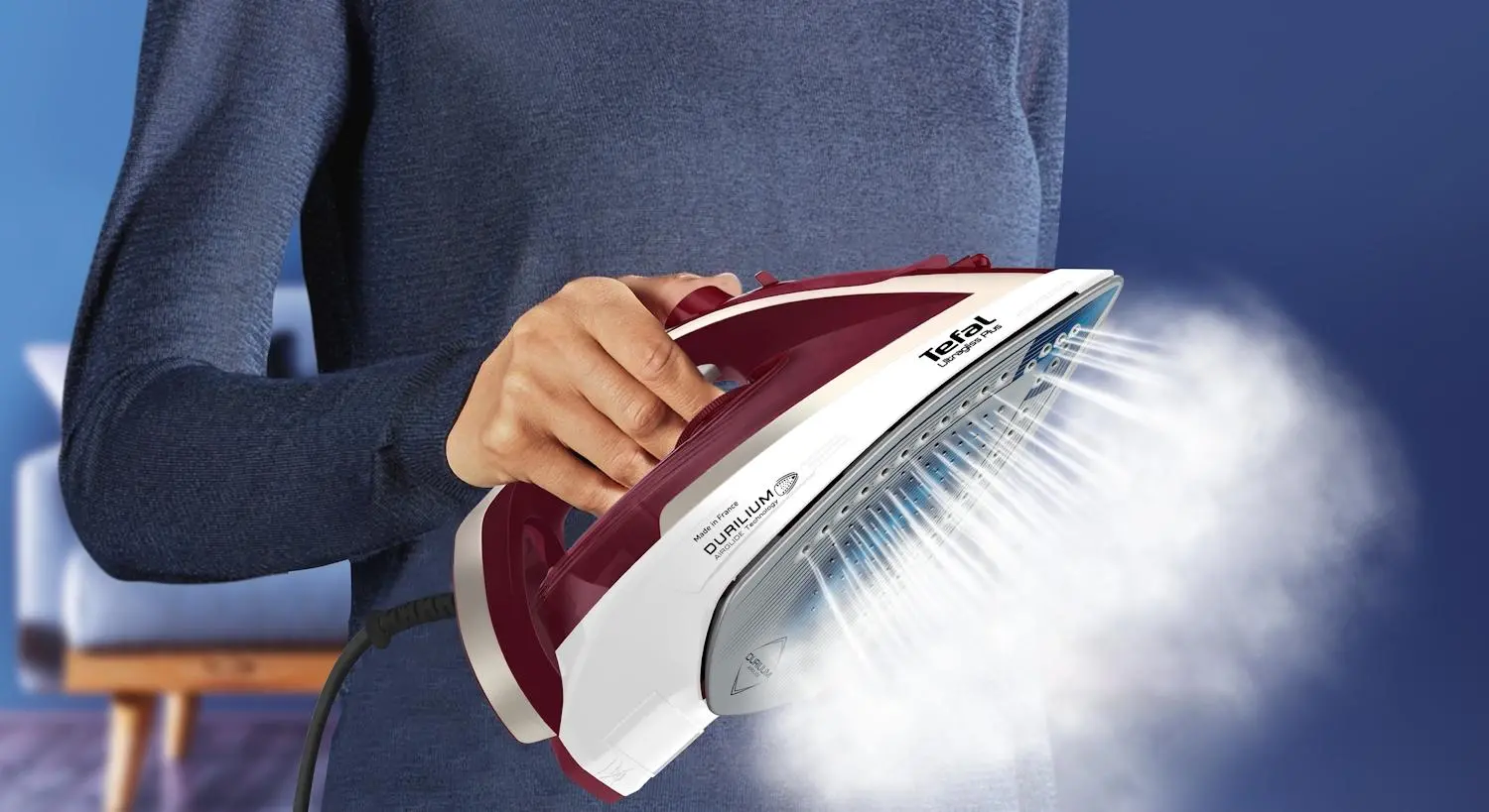 Żelazko Tefal Ultragliss Plus FV6810 Durilium AirGlide 250g/min