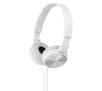 Słuchawki przewodowe Sony MDR-ZX310 Nauszne Biały
