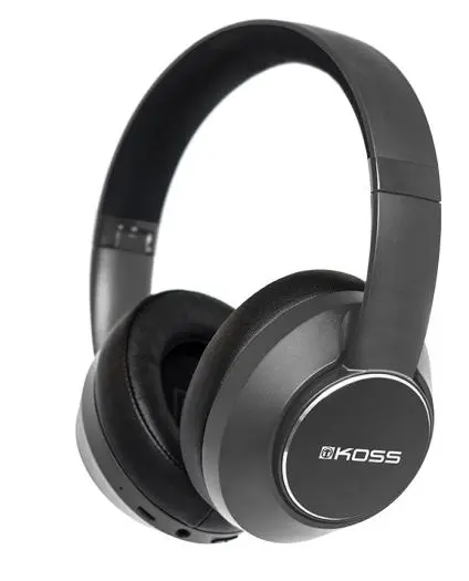 Słuchawki bezprzewodowe Koss BT740iQZ Nauszne Bluetooth 5.0 Czarny