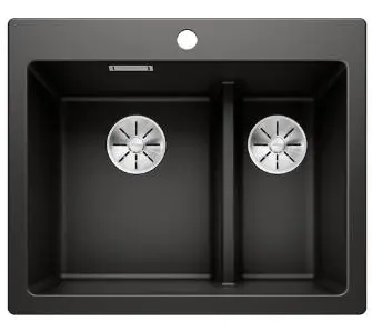Zlewozmywak Blanco PLEON 6 Split 525955 Granitowy Czarny
