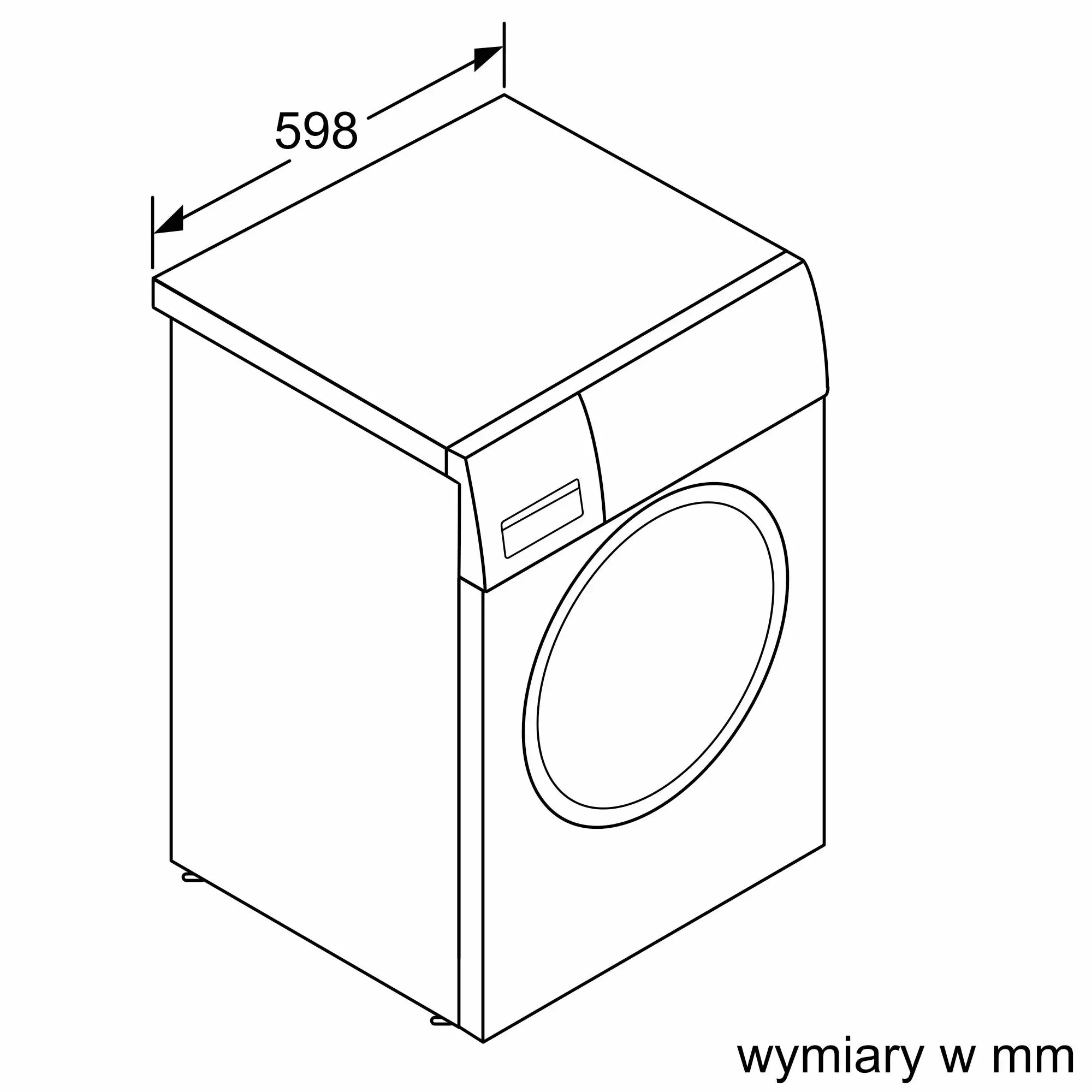 Pralko-suszarka Bosch Series 6 WNA24401PL 59cm 10kg/6kg