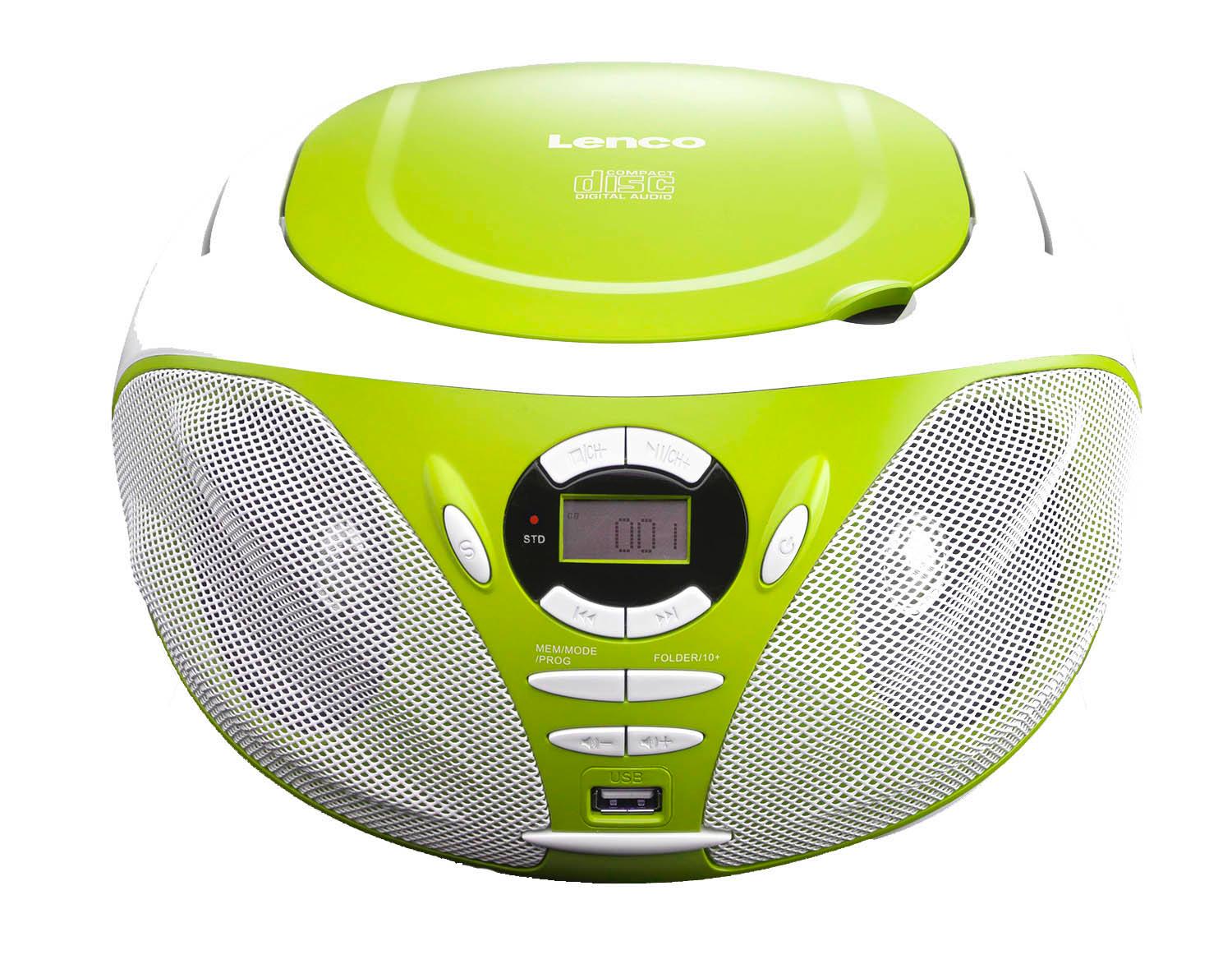 Radioodtwarzacz Lenco SCD-39 (limonka)