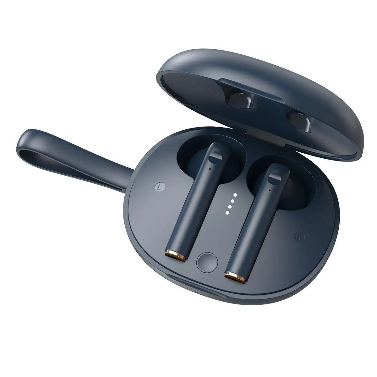 Słuchawki bezprzewodowe Baseus Encok W05 Dokanałowe Bluetooth 5.0 Niebieski
