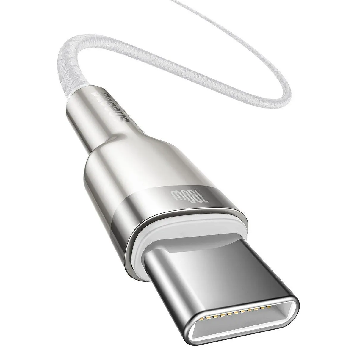 Kabel Baseus USB-C do USB-C Cafule 100W 1m Biały
