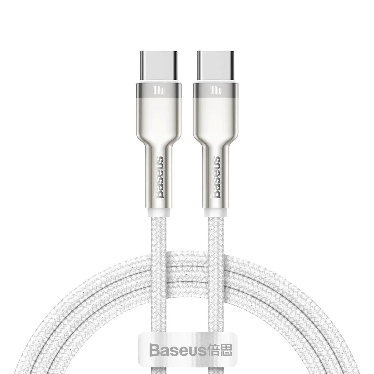 Kabel Baseus USB-C do USB-C Cafule 100W 1m Biały
