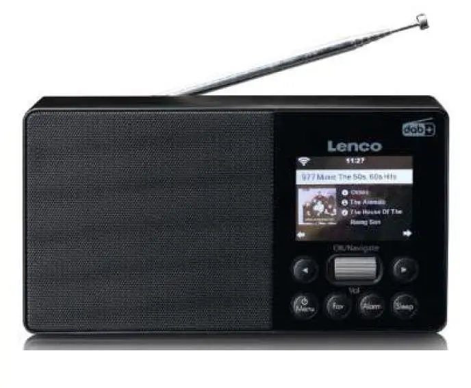 Radioodbiornik Lenco PIR-510 Radio FM DAB+ Internetowe Czarny