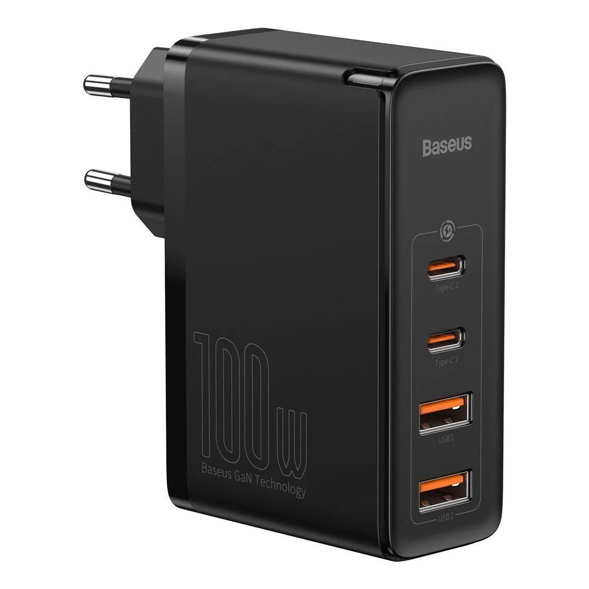 Ładowarka sieciowa Baseus GaN2 Pro 2x USB + 2x USB-C 100W Czarny