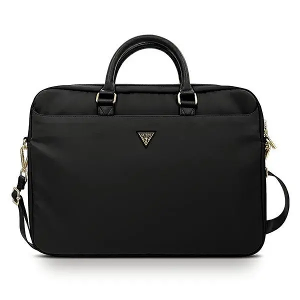 Torba na laptopa Guess Nylon Triangle GUCB15NTMLBK 16" Czarny