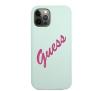 Etui Guess Silicone Vintage Script GUHCP12MLSVSBF do iPhone 12/12 Pro