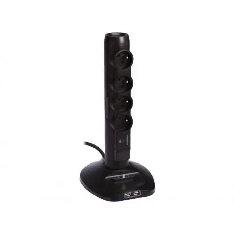 Przedłużacz Legrand 50394 4 gniazda 2m Czarny