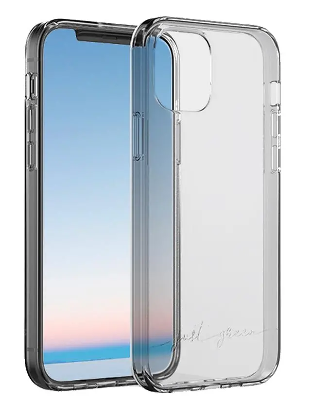 Etui Just Green Recyclable Case do iPhone 12 Pro Max Przeźroczysty