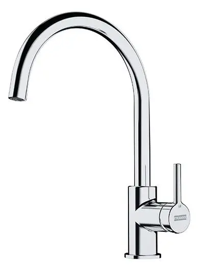 Bateria Franke Lina XL Chrom Mosiądz