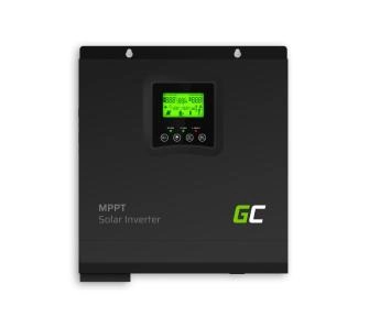 Inwerter solarny Green Cell INVSOL02 falownik Off Grid z ładowarką solarną MPPT  24VDC 230VAC 3000VA/3000W