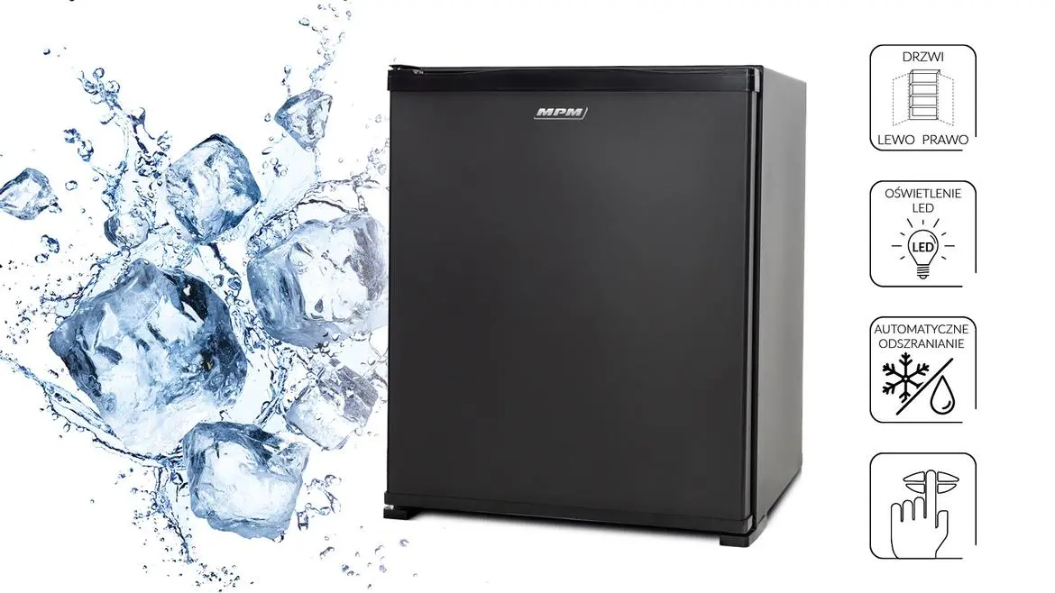 Lodówka MPM 30-MBS-06 53cm Czarny