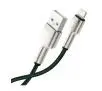 Kabel Baseus Cafule Metal USB do Lightning 1m Zielony