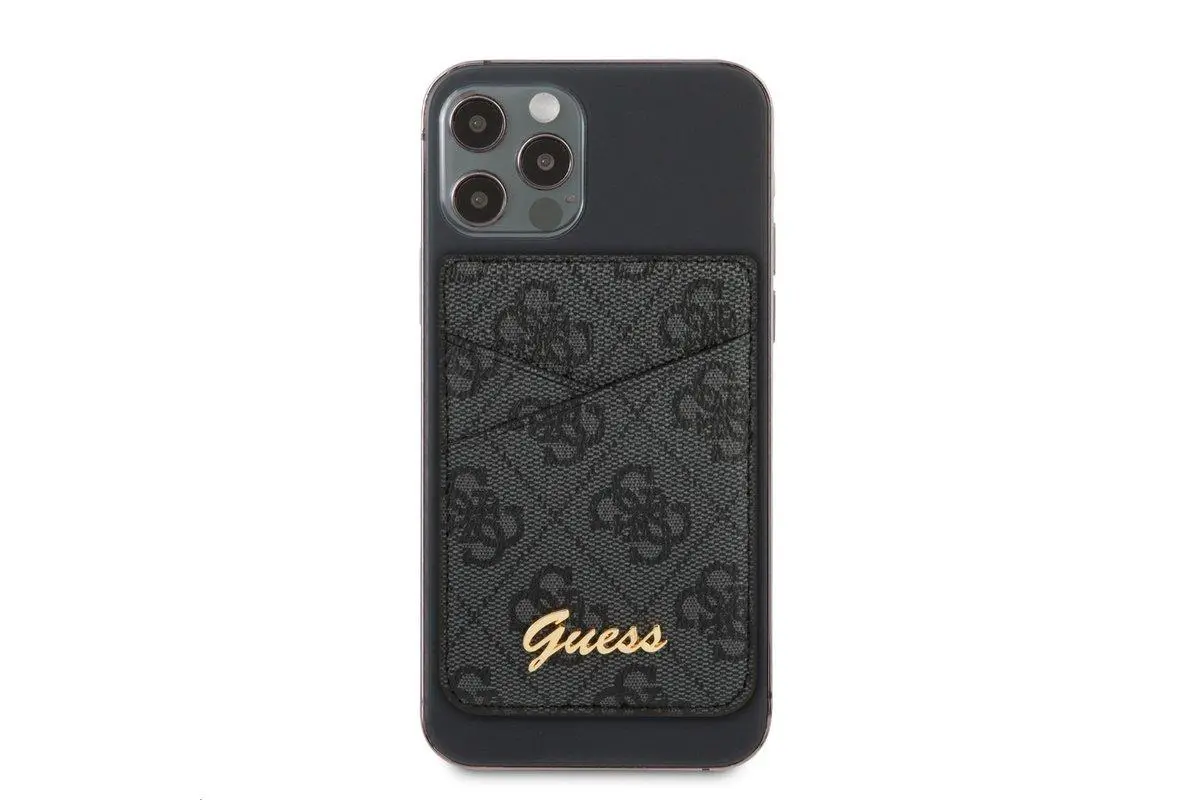 Etui Guess Wallet Card Slot GUWMSSASLBK MagSafe Saffiano do iPhone 12