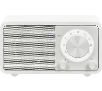 Radioodbiornik Sangean GENUINE MINI WR-7 Radio FM Bluetooth Biały