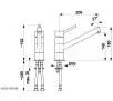 Bateria KFA Armatura Arura Andra 6533-915-22 Srebrny Mosiądz