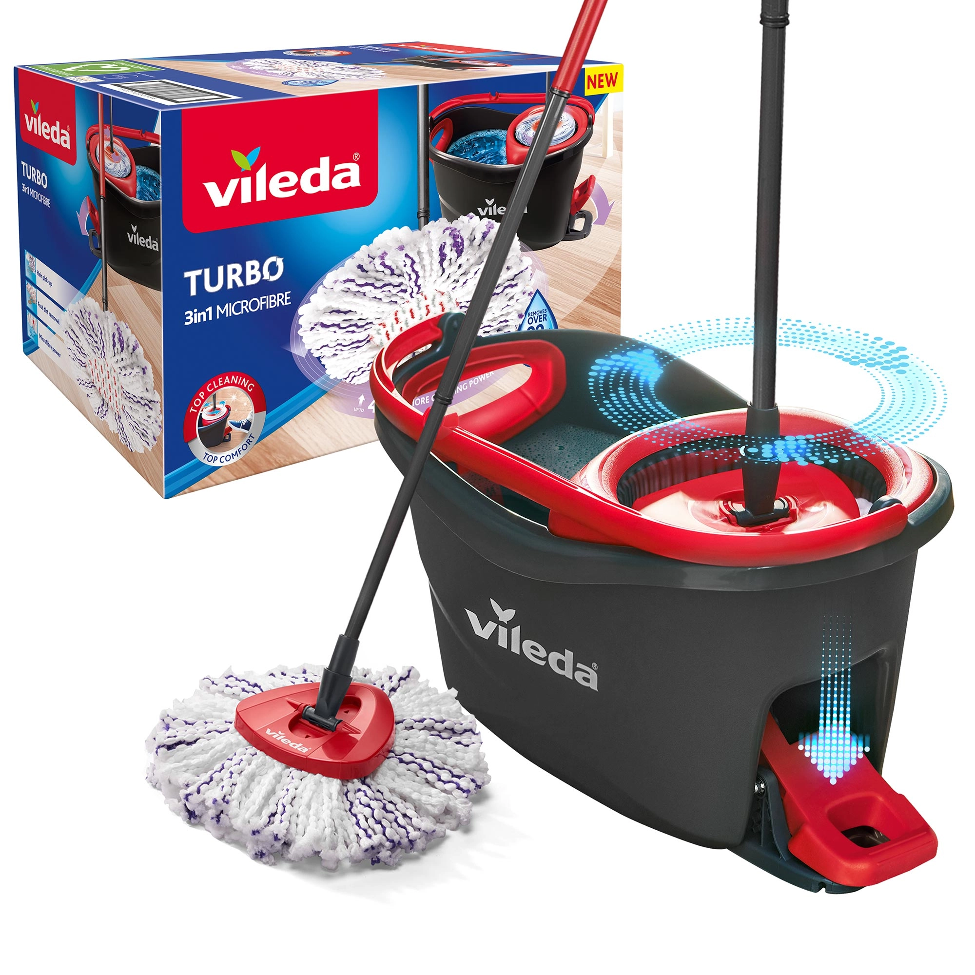 Mop obrotowy Vileda Turbo 3w1
