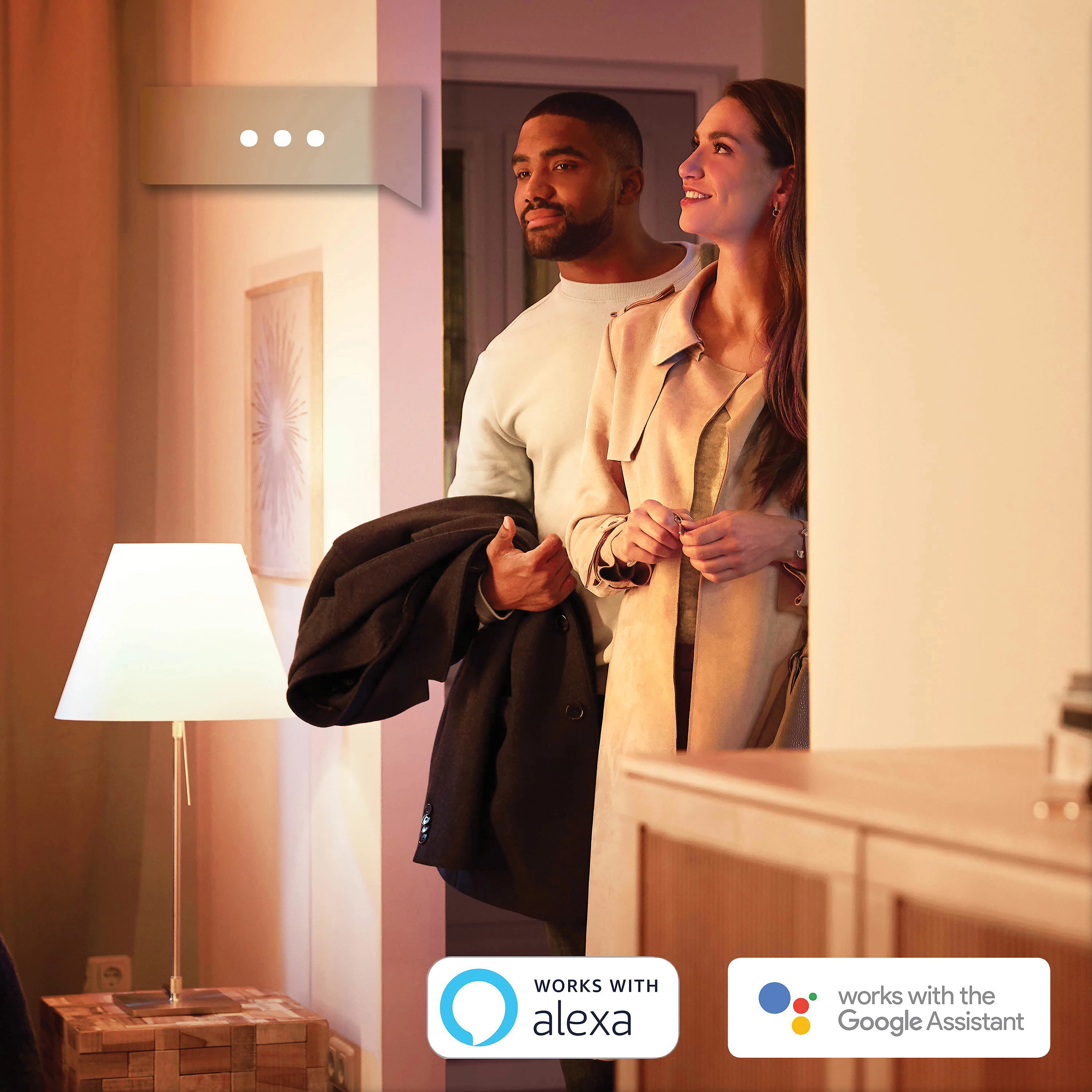 Żarówka LED Philips Hue White and Colour Ambiance E27 2 szt. + mostek