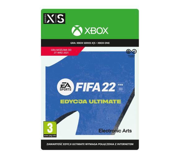gra FIFA 22 - Edycja Ultimate [kod aktywacyjny] Gra na Xbox One (Kompatybilna z Xbox Series X/S)