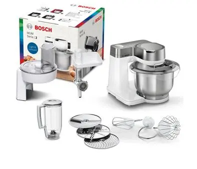 Robot kuchenny Bosch MUMS2VS30 Z maszynką do mielenia Silnik 900W Kompaktowe wymiary