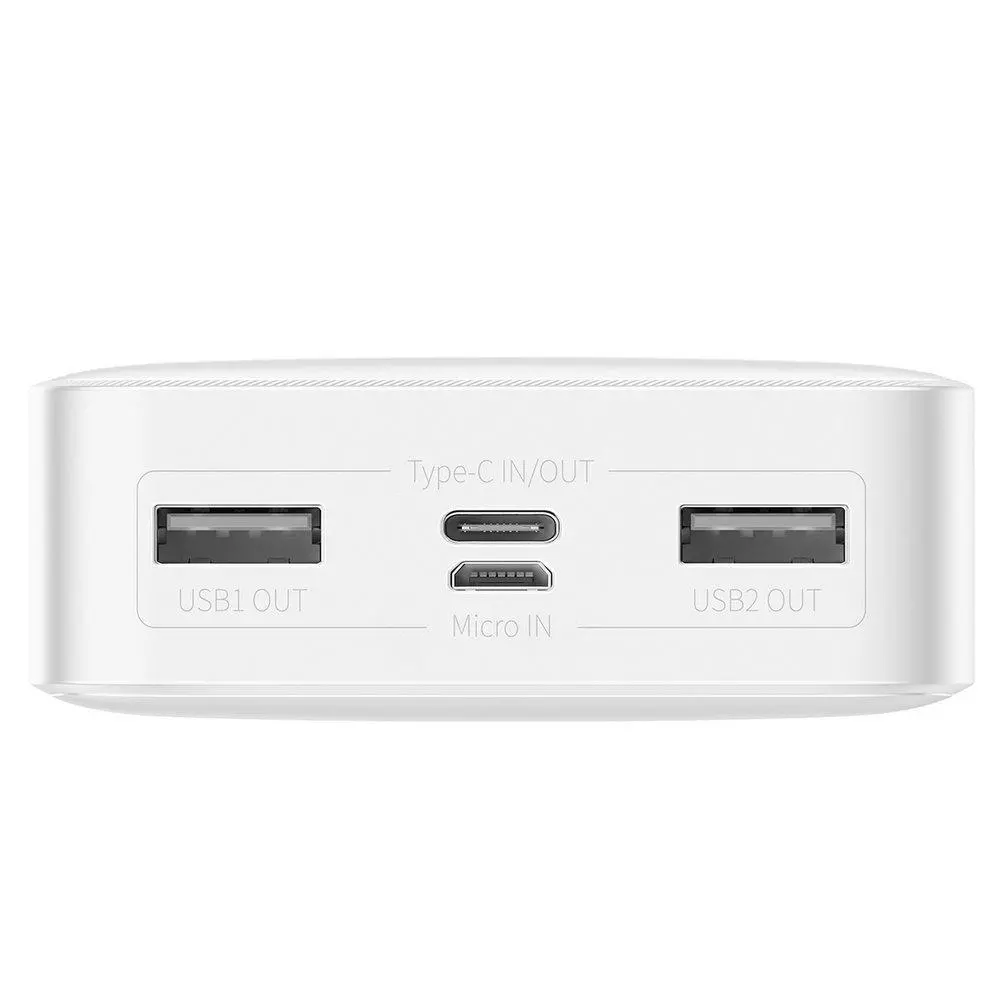 Powerbank Baseus PPBD050102 Bipow 20000mAh 2xUSB USB-C 15W Biały