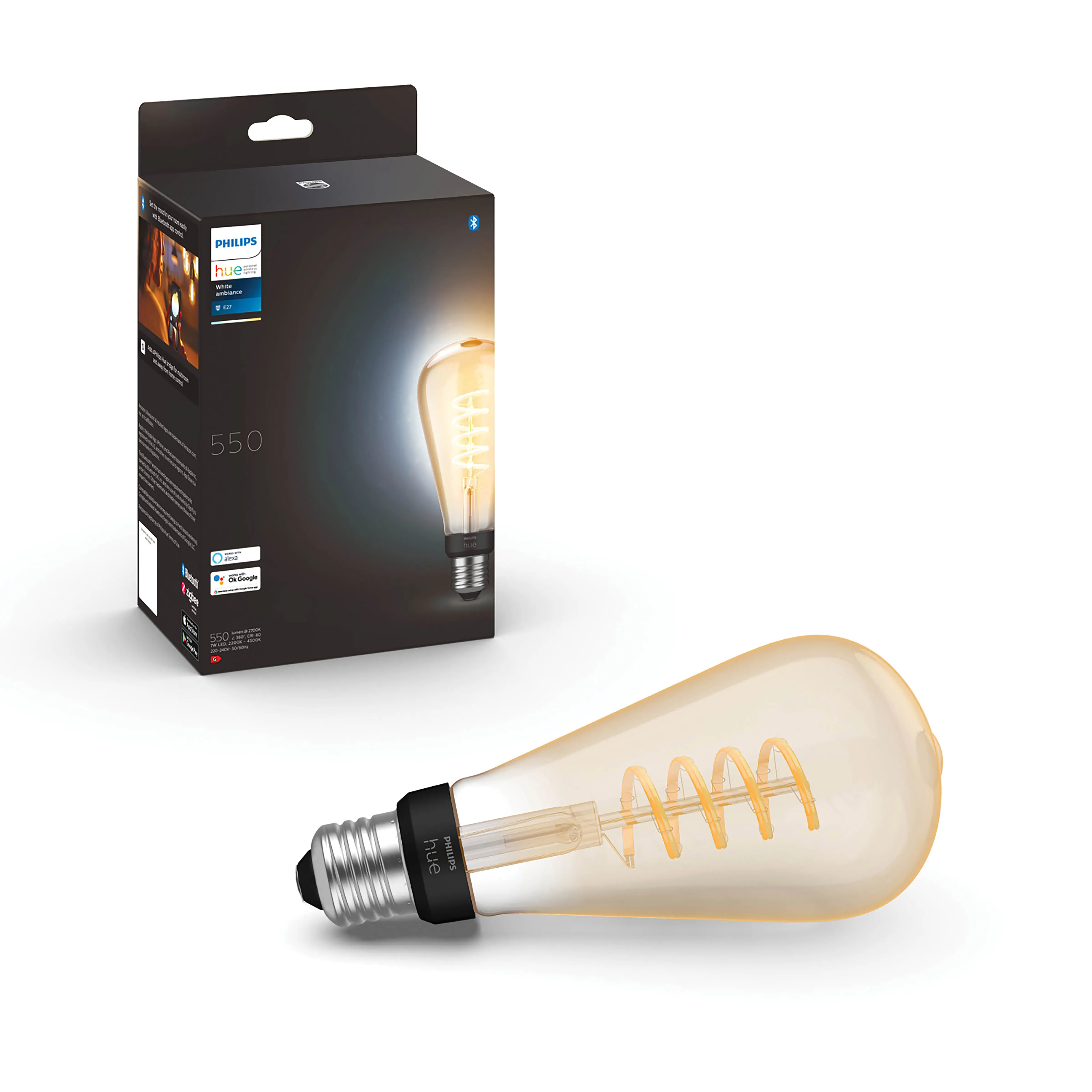 Philips Hue White Ambiance Filament Edison E27 1 szt.
