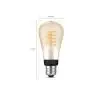 Żarówka LED Philips Hue White Ambiance Filament Edison E27 1 szt.