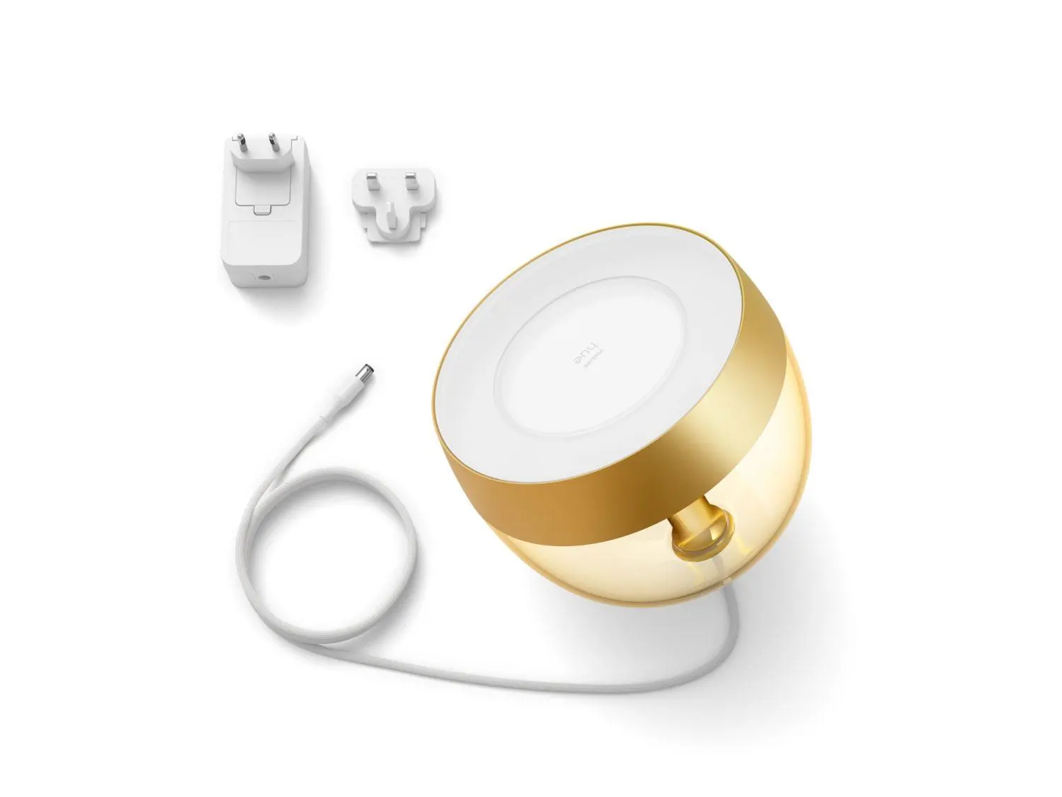 Lampa biurkowa Philips Hue White and Colour Ambiance Iris złoty