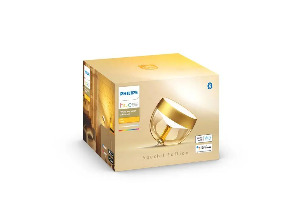 Lampa biurkowa Philips Hue White and Colour Ambiance Iris złoty