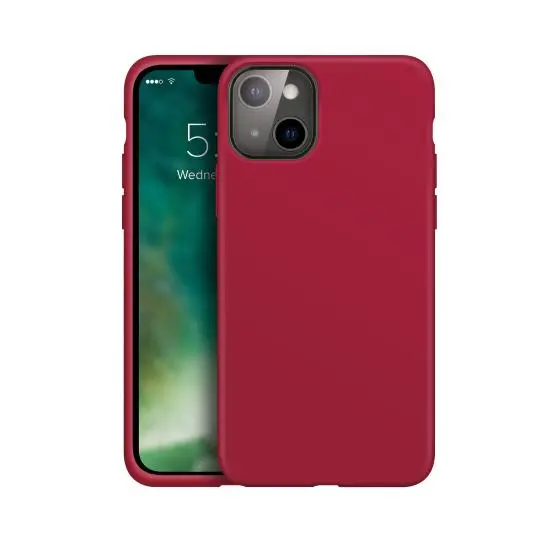 Etui Xqisit Silicone Case Anti Bac do iPhone 13 Czerwony