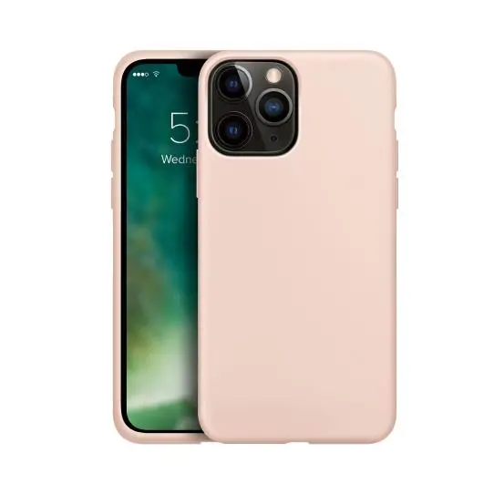 Etui Xqisit Silicone Case Anti Bac do iPhone 13 Pro Różowy