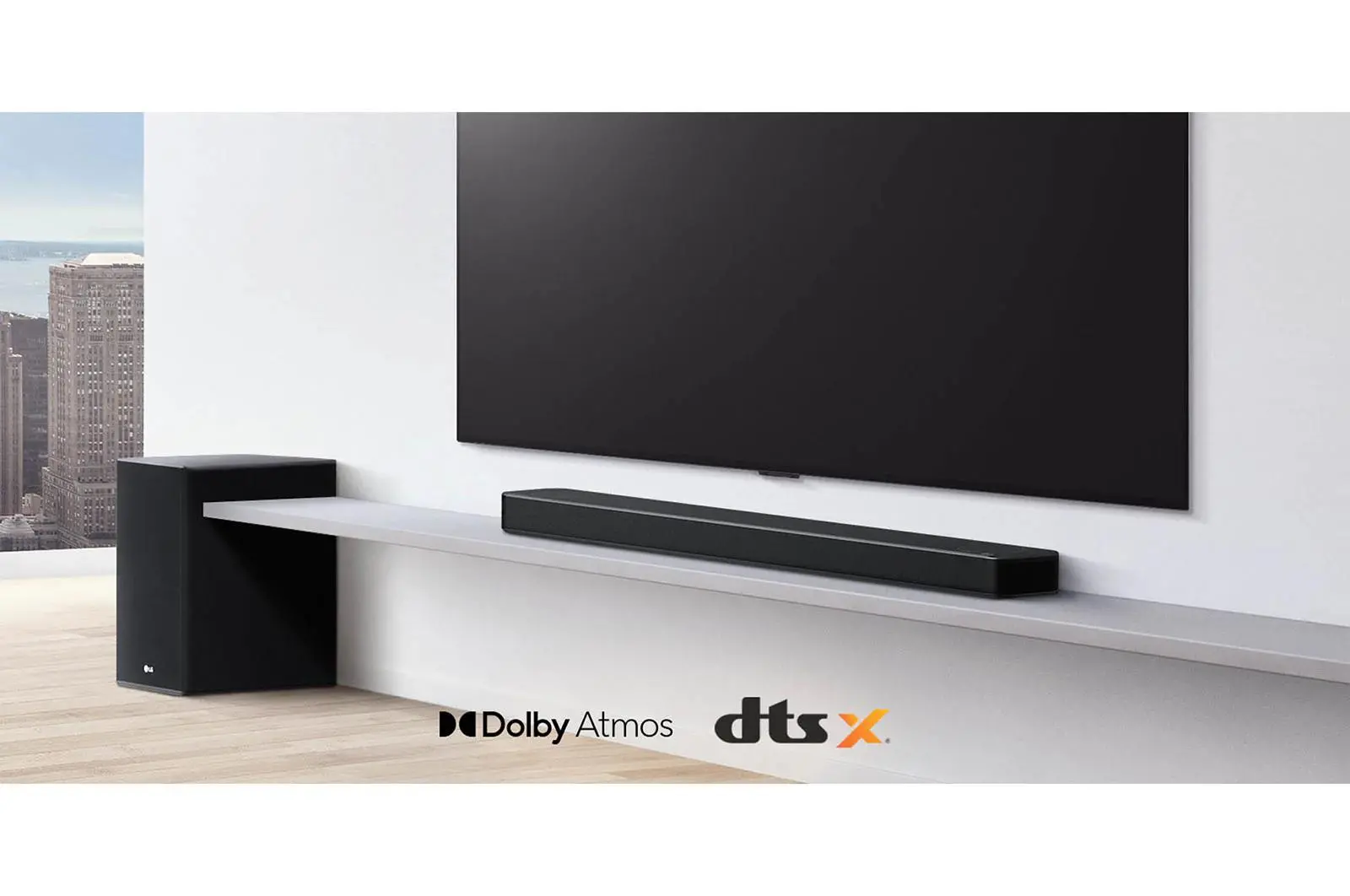 Soundbar LG SP8YA 3.1.2 Wi-Fi Bluetooth AirPlay Chromecast Dolby Atmos DTS X