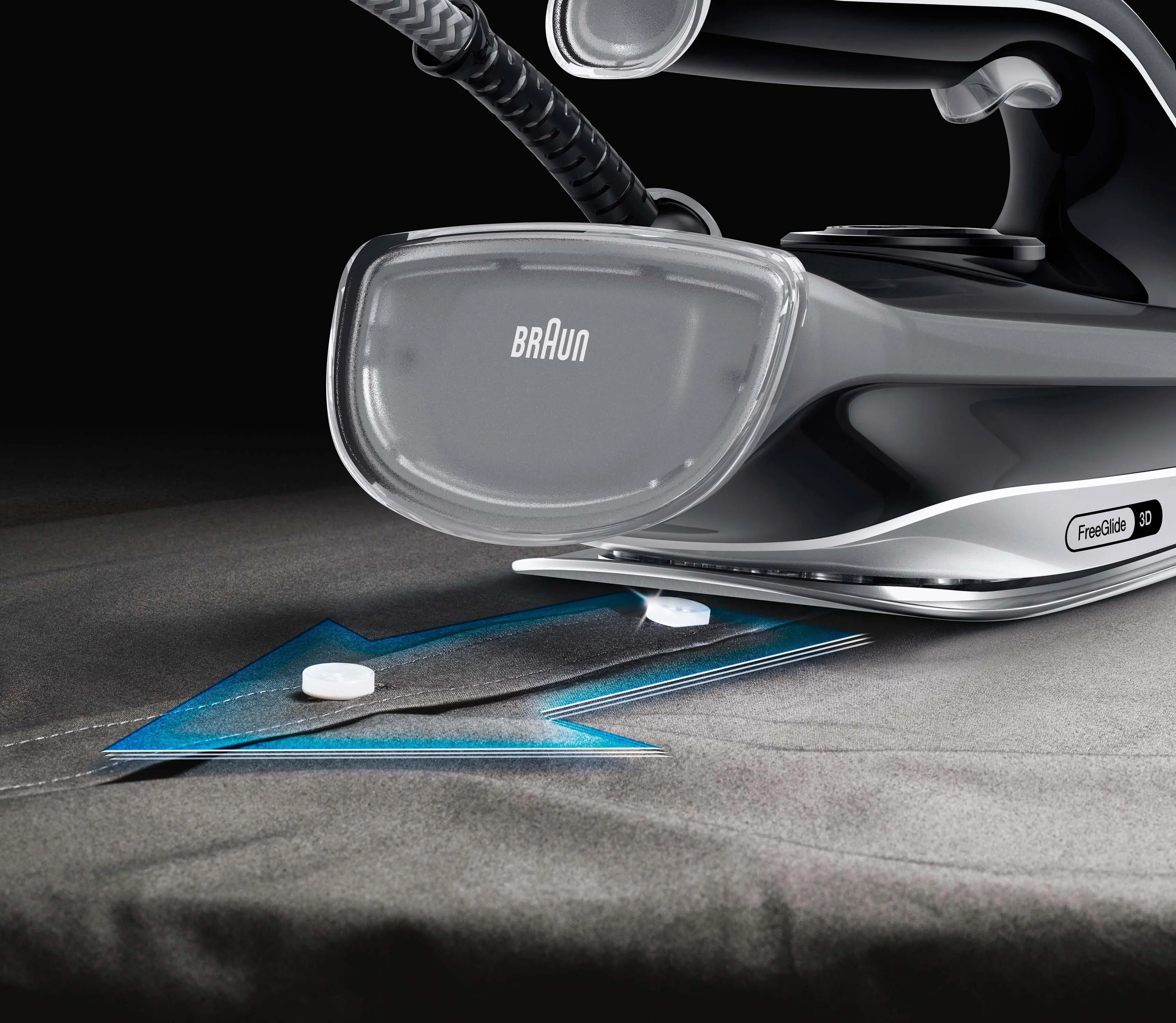 Żelazko Braun FreeStyle 5 SI5188BK FreeGlide 3D 220g/min