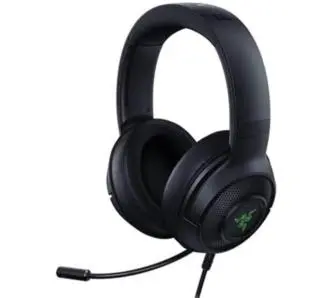 Słuchawki przewodowe z mikrofonem Razer Kraken V3 X Nauszne Czarny