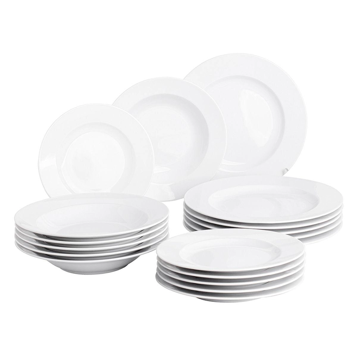 Zestaw obiadowy MariaPaula Biała 18 elementów