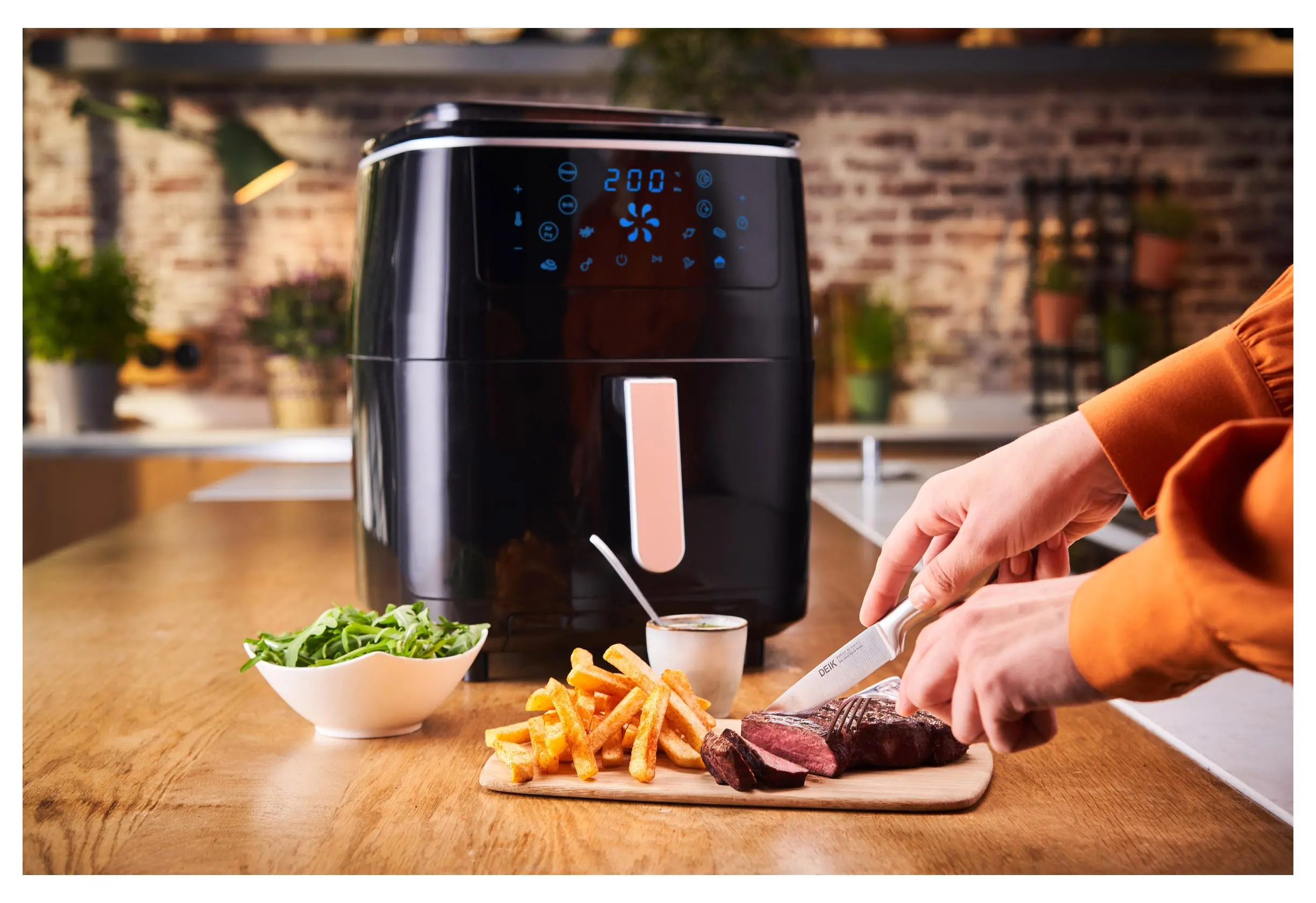 Frytkownica beztłuszczowa Tefal Easy Fry Grill & Steam FW2018 1700W 6,5l Aplikacja mobilna