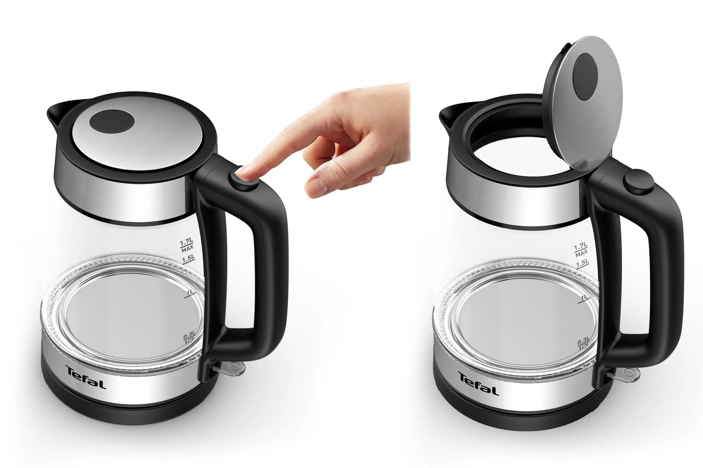 Czajnik Tefal Glass Kettle KI700830 1,7l 2200W